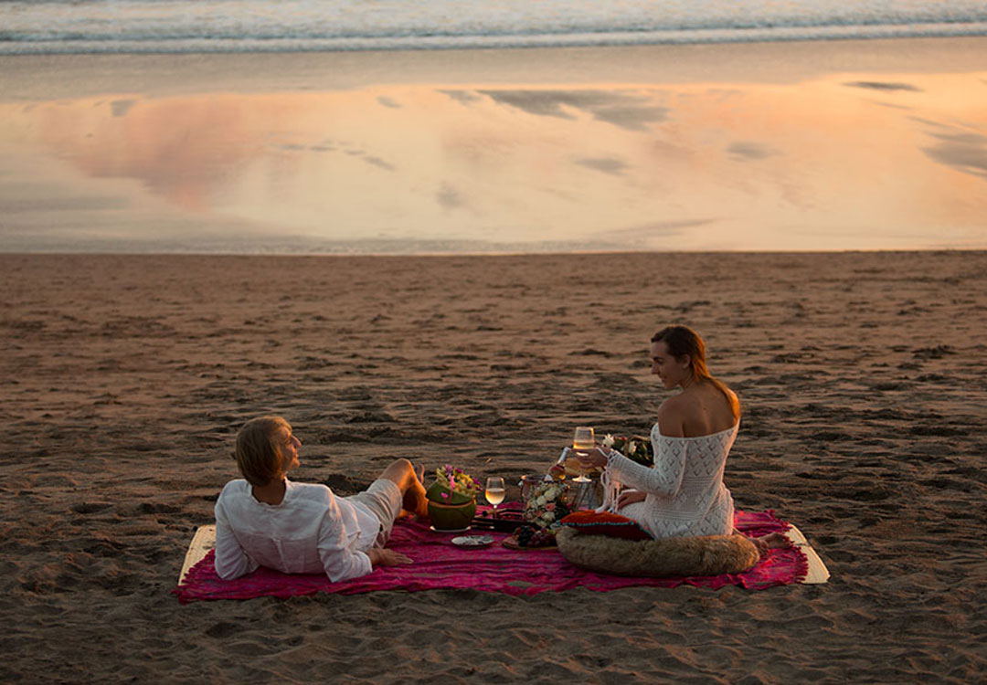 sunset picnic berry amour seminyak
