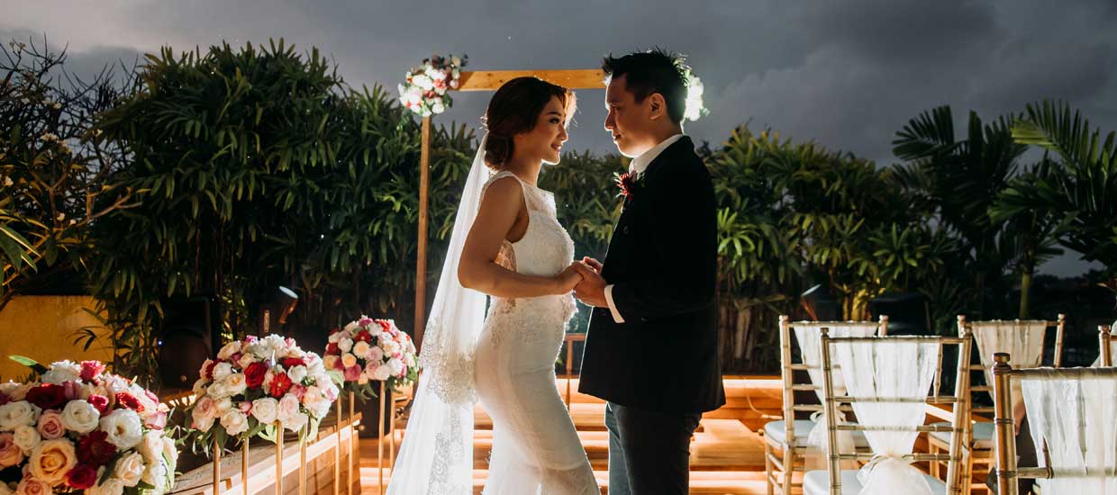 intimate wedding blessing ceremony berry amour villas