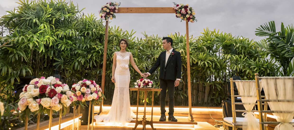 intimate wedding blessing ceremony berry amour villas
