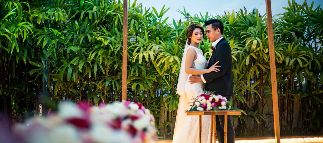 intimate wedding blessing ceremony berry amour villas
