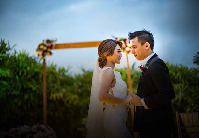 semiyak villas wedding ceremony