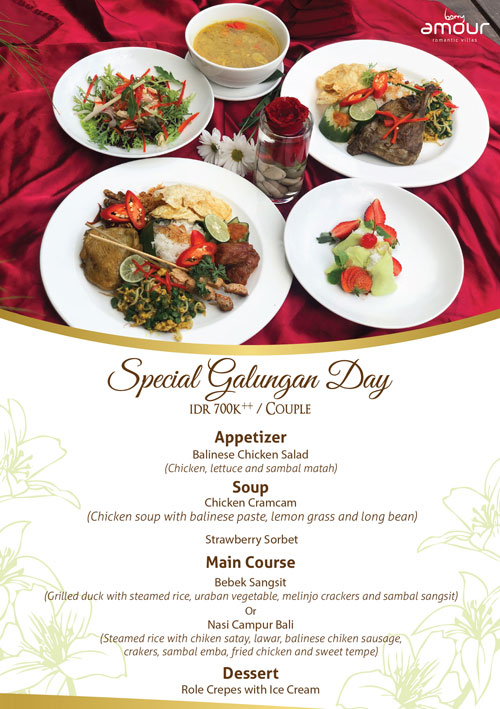 Special Galungan Day Menu